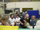 Plastics conference attendees view demonstrations in Lab